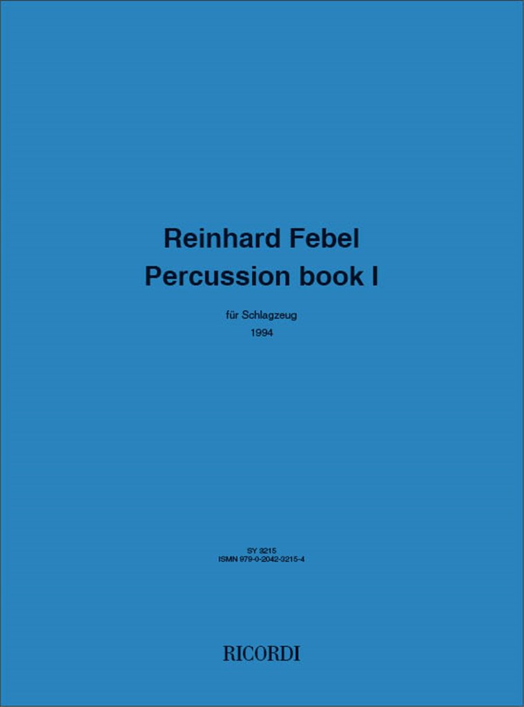 Percussion book I